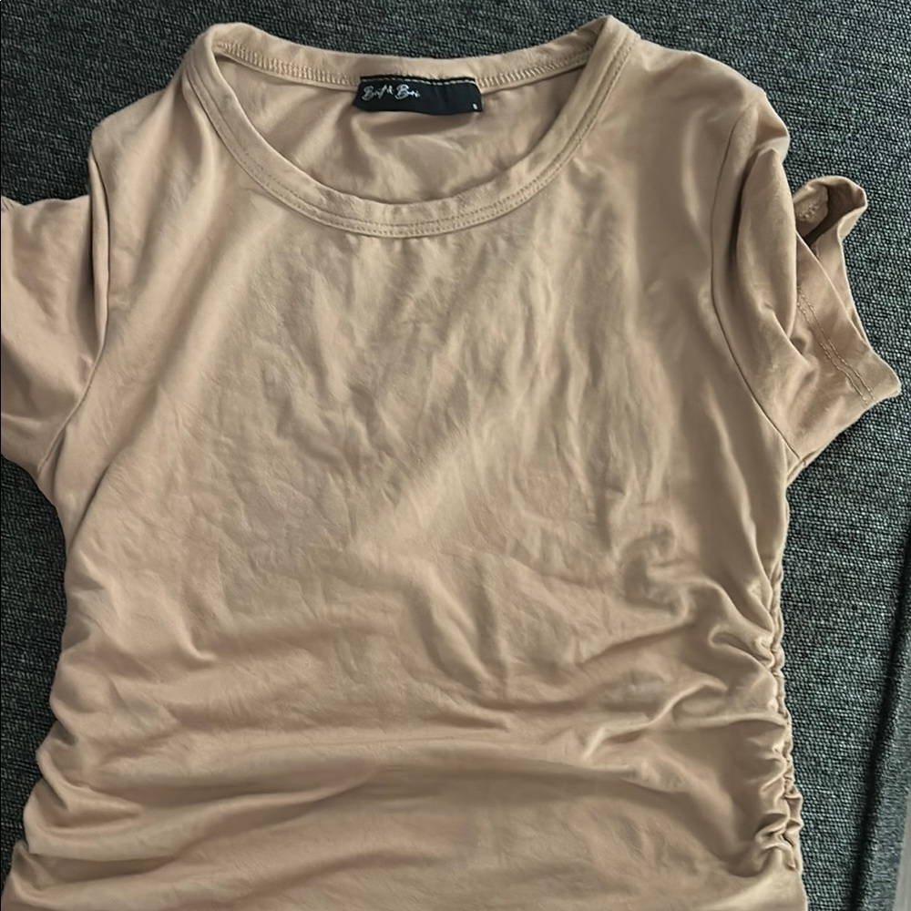 Tan Women's Top by Brit & Bri